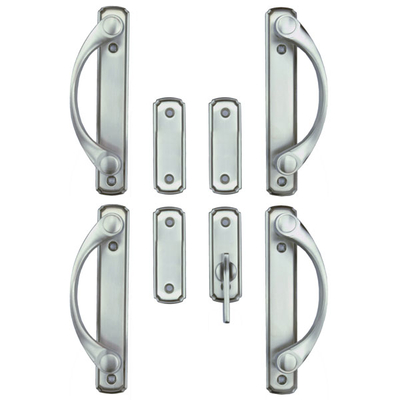 Newbury Satin Nickel Trim Set 2579436 Andersen Doors Andersen 400