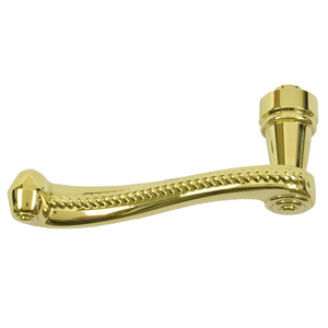 Hinged Patio Door Lever Handle, Bright Brass 2573727