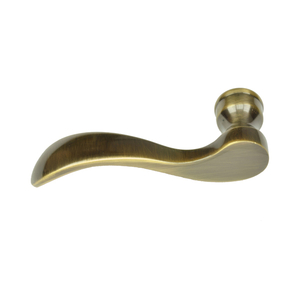 Hinged Patio Door Lever Handle, Antique Brass 2573733