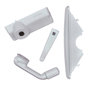 1361561 White Contemporary Folding Hardware Kit