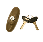 Gliding Door Left Hand Exterior Keyed Lock with Keys 2573069