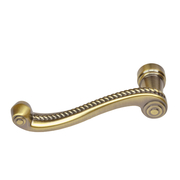 Hinged Patio Door Lever Handle, Antique Brass 2573725
