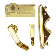 Bright Brass Contemporary Folding Hardware Package 9191402 Image