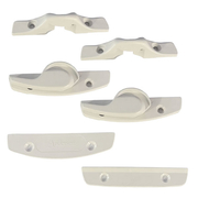 White Composite Double Lock Kit 1630110 Image