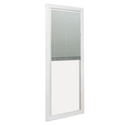 White Left Hand Active Panel with Blinds Between the Glass