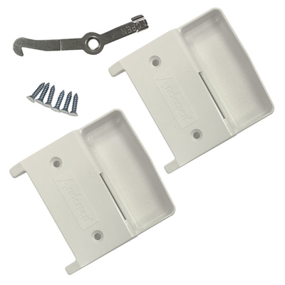 White Insect Screen Hardware Package 2565610 | Andersen