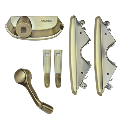 Traditional Antique Brass Hardware Set 9016726