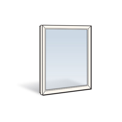 Whisperwind S2 ホワイト 200 Series White/White Gliding Window Sash Size 5036