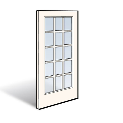 White Passive Patio Door Panel 2593497|Andersen Doors