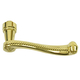 Hinged Patio Door Lever Handle, Bright Brass 2573728