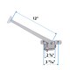 9052565 Casement Window Operator with Dimensions