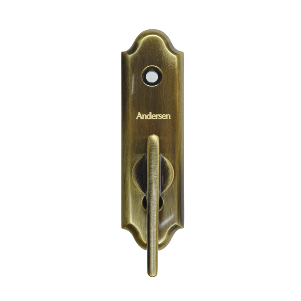 Covington Antique Brass Trim Set 2565563 Andersen Doors Andersen A-Series  Gliding Patio Door Covington Trim Sets