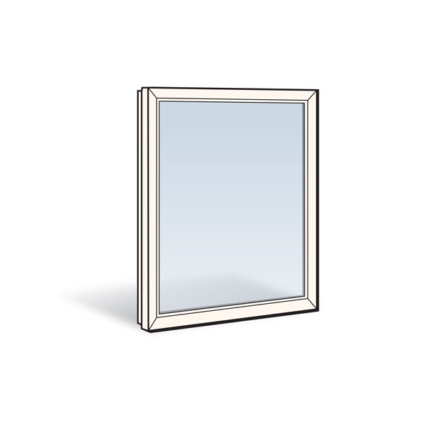 200 Series White/White Gliding Window Sash Size 6040