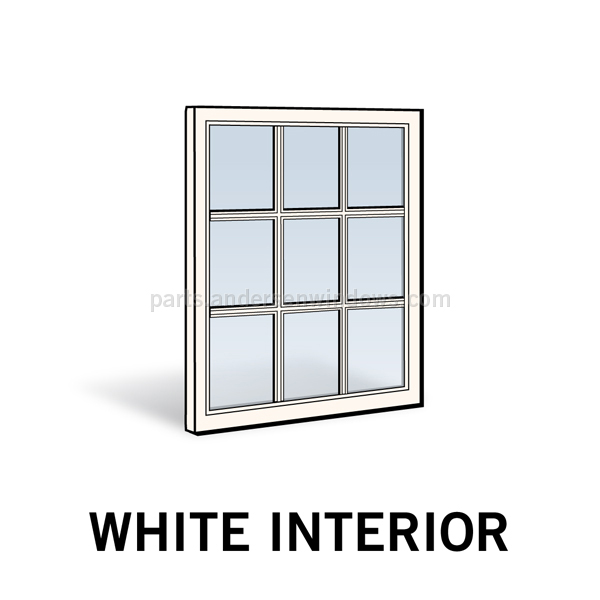 200 Series White/White Gliding Window Sash Size 5050