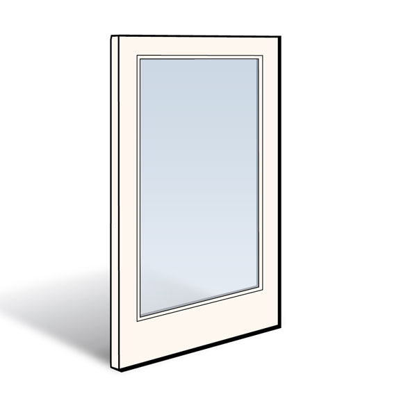 White Stationary Patio Door Panel 2566242 | Andersen Andersen 400 