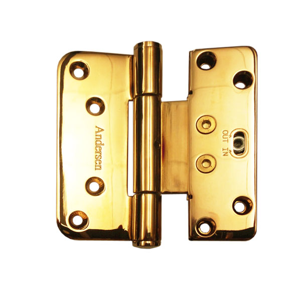 Bright Brass Hinge 2594871, Andersen Windows & Doors 200 Series Inswing  Patio Door Hinges