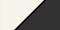 White Exterior | Black Interior Color Swatch
