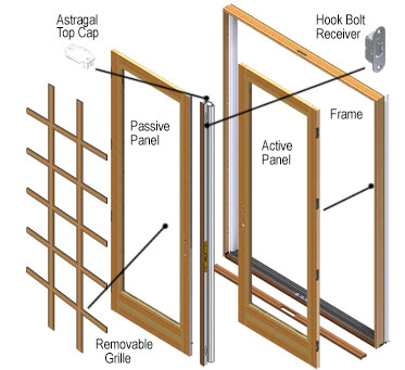 Andersen Windows - 400 Series Frenchwood Patio - Door Parts